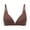 Coffee, variant on Women's Summer Front Closure Bras Deep V Comfortable Supportive Seamless Underwire