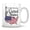 Black, variant on United States Gift United States Mug Travel Map Of US America Mug American Flag Mug Americ