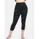 thumbnail image 2 of Leggings Talla Extra Recortados de Cintura Alta Rosegal Leggings de talla grande, 2 of 5