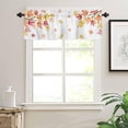 thumbnail image 5 of Thanksgiving Valance, Maple Leaves Valances for Windows, Kitchen Valances for Window, Fall Kitchen Curtains 54x18, Short Curtains Rod Pocket Bathroom Curtains Window, Kitchen Window Curtains, 5 of 5