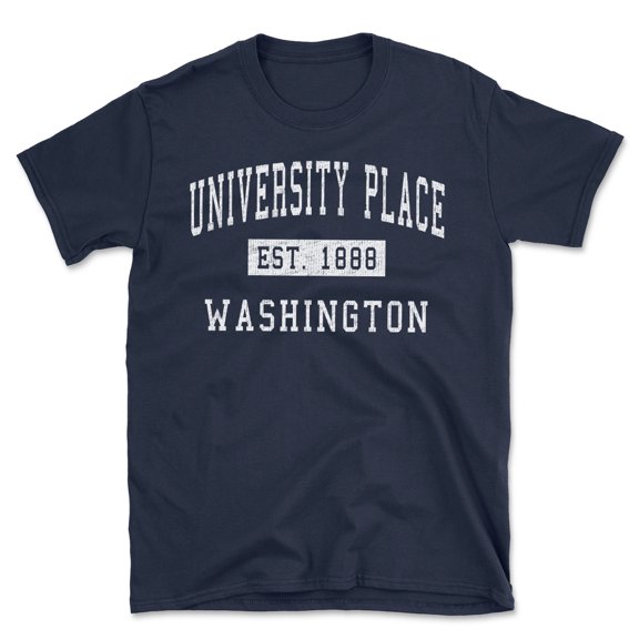 University Place Washington Classic Established Men's Cotton T-Shirt