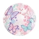 thumbnail image 2 of Juego de artículos para fiesta con tema de mariposas, suministros para fiesta de cumpleaños de mariposas, juego de vajilla de colores, platos desechables de 9 pulgadas 10 piezas, platos desechables, t, 2 of 6