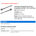 thumbnail image 2 of Front Inner Tie Rod End Set 2 Piece - Compatible with 2009 - 2011 Ford Focus 2010, 2 of 2