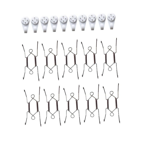 jesticaly 20x Invisible Plate Hangers in Various 12Inch Duty Sizes Hanger Plate Heavy Display 6 inch