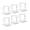 white-8x8x9inch-6Pcs, variant on white-12x12x7inch-6Pcs Cake Boxes Disposable Containers for Birthday Wedding Party