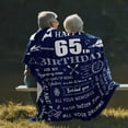 thumbnail image 4 of 65th Birthday Gifts for Men, 65 Year Old Birthday Gifts Men, Gifts for 65 Year Old Man, 65th Birthday Blanket 60” X 50”, Gifts for Men 65th Birthday, 65th Birthday Decorations Blanket, 4 of 6