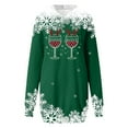thumbnail image 3 of WILLBEST Vestido De Verano Para Mujer, Sudadera Larga Con Estampado Navideño Para Mujer, Top Informal Y Cómodo Para Las Vacaciones, 2025 Elegante Y Acogedor Para La Temporada De Invierno., 3 of 3