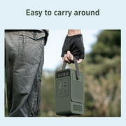 200W Portable Power Station with 100W Solar Charging Kit 192Wh LiFePO4 Battery, 150W Fast Charging,4 lb, for Camping, Outdoor Adventures, and Emergency Backup,same to c300 dc