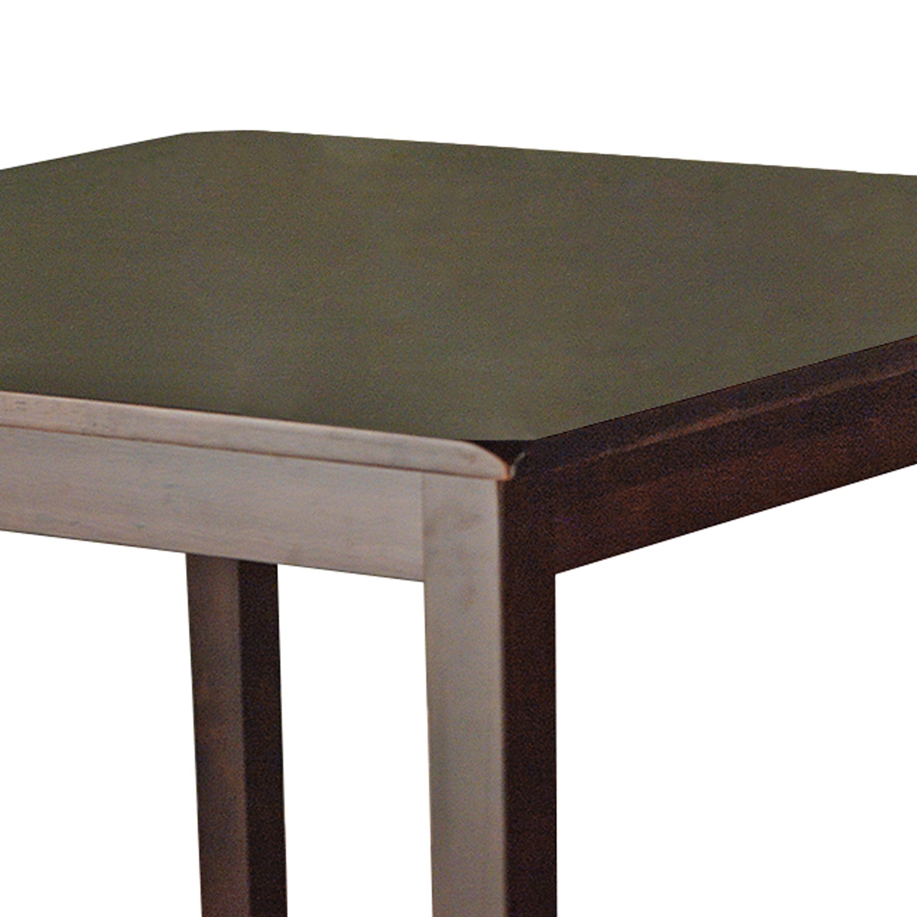 Espresso Shaker Style Counter-Height Dining Table, Solid Wood, 35.5" Square Top, Seats 4