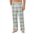 thumbnail image 2 of Men's Lounge Pants Pajamas Pant for men PJ Buttoms with Pockets and Adjustable Drawstring, 2 of 6