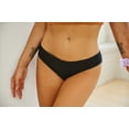 thumbnail image 3 of Ropa interior hipster sin costuras FINETOO para mujer, paquete de 6, color negro, 3 of 7