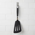 thumbnail image 3 of Unique Bargains Spatula Set with Rubber Tips for Non-Stick Cooking Black 14.8x4.1 inch, 3 of 5