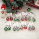thumbnail image 5 of Lindos pendientes colgantes navideños, regalo de joyería divertido de Año Nuevo para mujeres ---- Rojo A - Código de producto 61347 Rojo A, 5 of 5