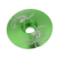 thumbnail image 1 of Accesorio de Cubierta de Tapa Del Del Vástago de Bicicleta de Carretera de de Aleación de Aluminio Del Rendimiento Escorpión Verde Macarena Tapa superior para auriculares de bicicleta, 1 of 8