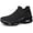 Black, variant on Women's Slip-On Sock Sneakers - Breathable Mesh Walking Shoes with Comfort for Work & Casual Wear