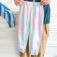 thumbnail image 4 of REDARER Girls Printed Balloon Pants, Elastic Waist & Casual Summer Trousers for Daily Wear,4-5 Years, 4 of 8