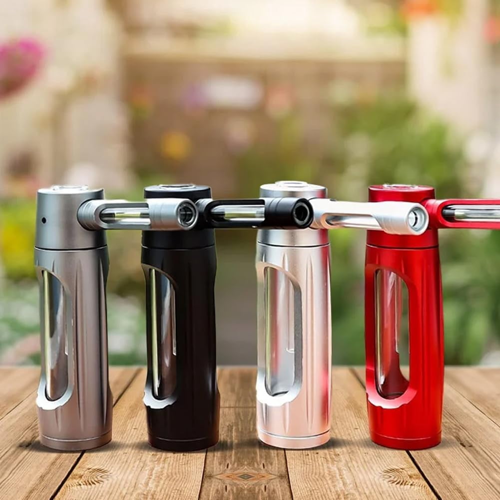 Luxury Aluminum/Glass Water Bottle - Co Water Bottle With Aluminum Alloy Exterior and Glass Interior - Ensures Your Drinks Remain Pure and Free from Any Metallic Taste (Gray)