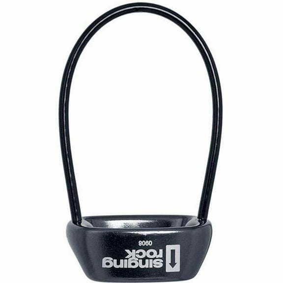 Singing Rock Buddy Belay Device - Black Belay & Rappel Tool for Climbing