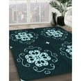 thumbnail image 2 of Ahgly Company Indoor Rectangle Patterned Deep-Sea Green Area Rugs, 6' x 9', 2 of 6