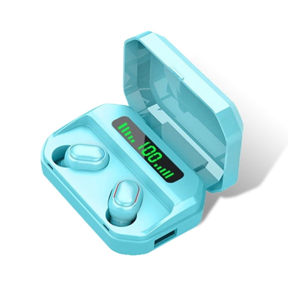 Auriculares Bearachild con reducción de ruido Bluetooth deportivos recargables Azul