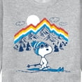 thumbnail image 3 of Peanuts - Snoopy Mountain Retro - Men's Crew Neck Fleece Pullover, 3 of 6