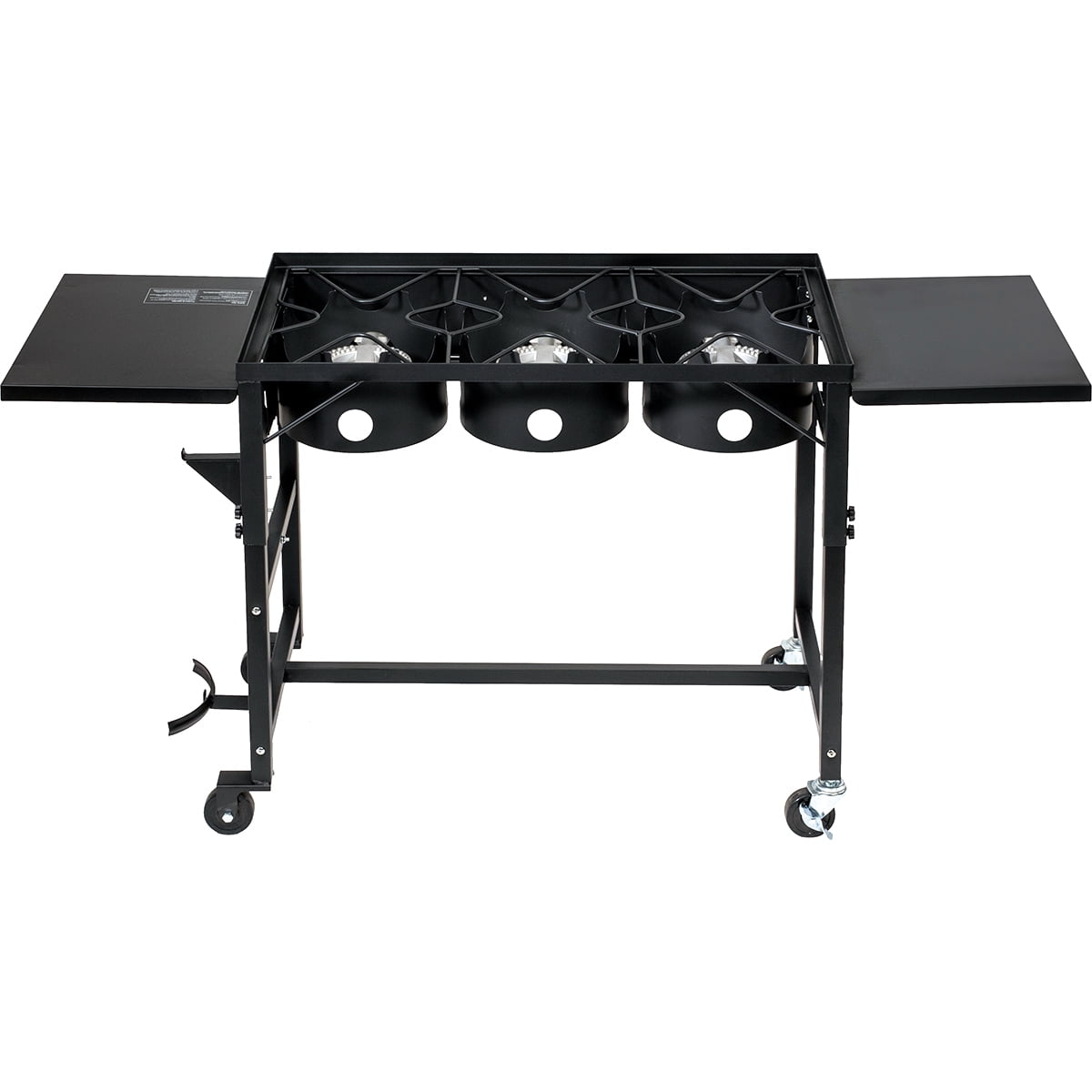 Barton Propane Triple Burner Stove Station with Regulator & Removable Legs