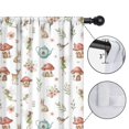 thumbnail image 4 of Blackout Kids Curtains,White Forest Fairy Pattern Childrens Insulated Curtains Set Of 2,Bedroom Essentials,Toddler Room Decor 42"x63", 4 of 5