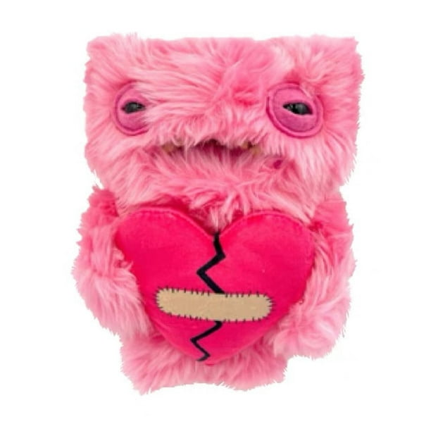 Fugglers Funny Love Ugly Monster Collectible Plush Toy for Valentines Day Gifts (Love Fuggler - Refresh-Pink)