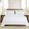 thumbnail image 4 of Mainstays Super Soft Brushed Microfiber Pillowcase Set, Arctic White, King, 2 Piece, 4 of 7