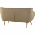 thumbnail image 4 of Modway Remark Modern Upholstered Loveseat, Light Brown, 4 of 5