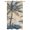 Light Beige Gray Green Tan, variant on Outdoor Curtains for Patio Waterproof, Navy Blue Brown Windproof Pravicy Outside Porch Blackout Curtain, Tropical Botanical Palm Leaves Retro Sun Blocking Curtains for Cabana 2 Panels 54"x95"