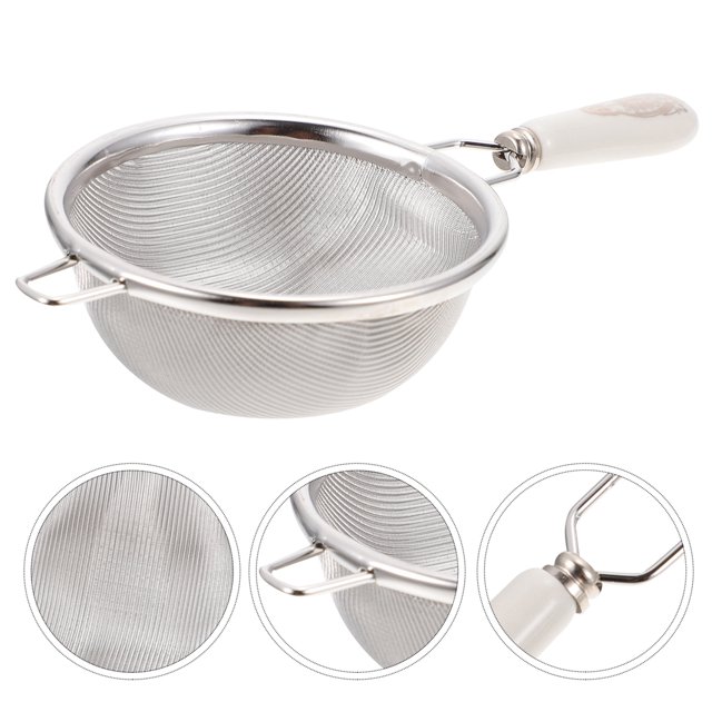 Greenadscape Ergonomic Stainless Steel Tea Infuser for Home Unique Design and Comfortable White 1 Piece