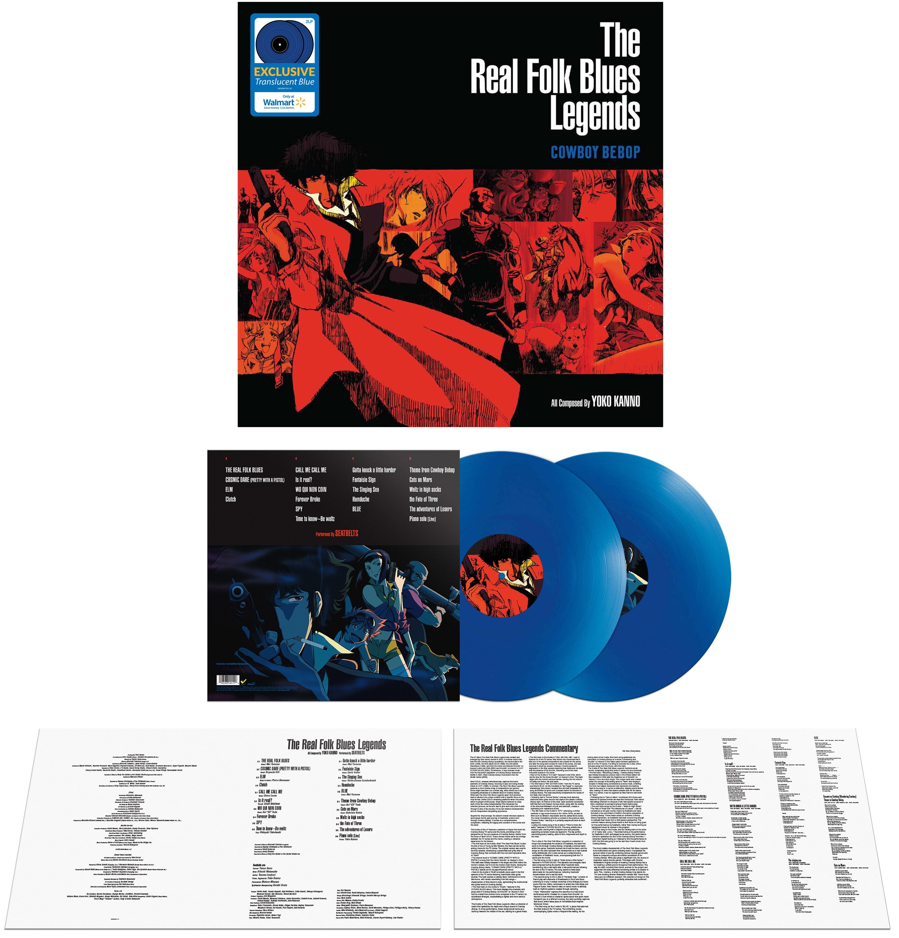 Seatbelts - Cowboy Bebop: The Real Folk Blues Legends (Walmart Exclusive) - Music & Performance - Vinyl [Exclusive]