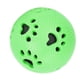 thumbnail image 5 of Pelota lavable al aire libre no venenosa para perros, juguetes para masticar para la dentición, suministro para mascotas con puntas (Empreinte de patte verte), 5 of 13