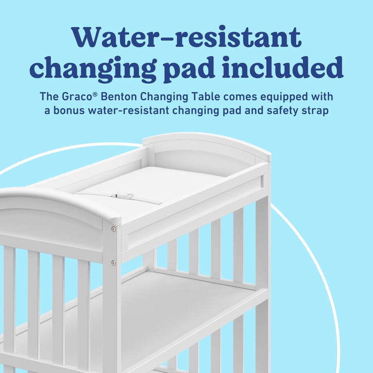 Graco Benton Infant Changing Table with Bonus Water-Resistant
