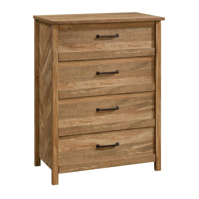Sauder® Collection Cannery Bridge Commode 4 Tiroirs, Finition Sindoori Mango, 424187