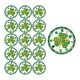 thumbnail image 2 of CaiYueKe St. Patrick's Day Party Supplies Disposable Tableware Set Paper Plates Cups Napkins Shamrock Theme Decorations Green Plaid Polka Dot Striped Happy St. Patrick's Day Party Decor, 2 of 7