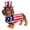 Colors, variant on Independence Day Patriotic Hanging Strips Red White Blue Decor for July 4th Party Venue(Multicolor-A)
