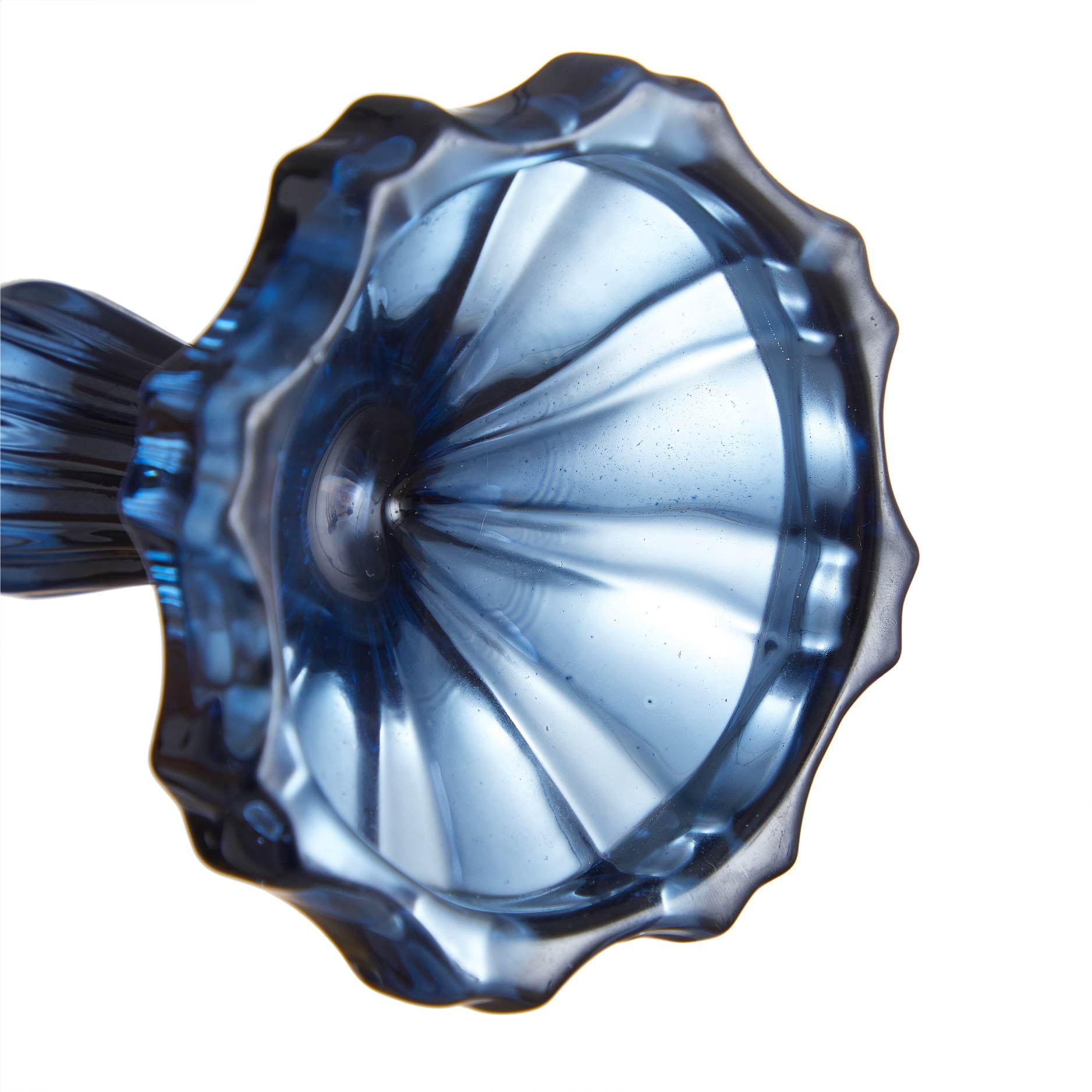The Pioneer Woman Blue Glass Candleholder, Large