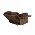 thumbnail image 2 of Recliners | Contemporary Chocolate Corduroy Manual Motion Glider Recliner Chair | Solid Wood, 2 of 7