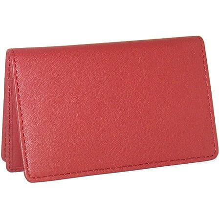 Royce Leather Business Card Case Holder in Genuine Leather