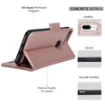 thumbnail image 3 of NAVOR - iPhone 7 Plus Detachable Magnetic Housing Wallet Case [RFID Protection] [Apple Logo Hole] [Vajio Series]- Rose Gold (IP7PVJRG), 3 of 7