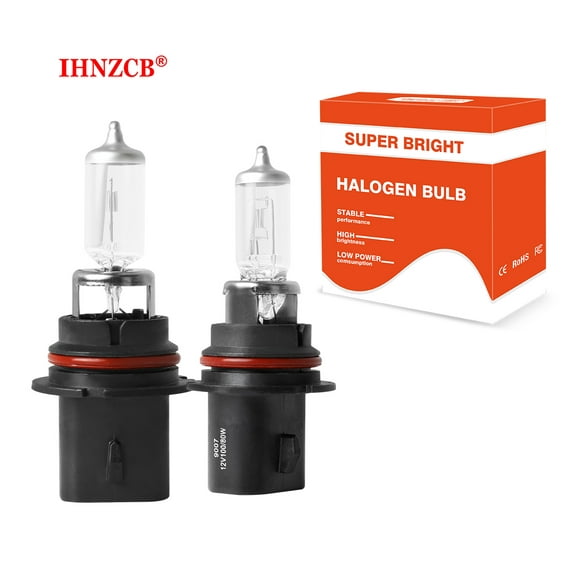 IHNZCB 9007/HB5  Halogen 12V 55W Super Bright Upgrade Headlight Bulb-150% More Light (2pcs)
