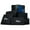 Black, variant on Set of 6 Packing Cubes, Travel Luggage Organizer - 3 Travel Cubes + 3 Pouches (Black)