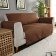 thumbnail image 2 of Reversible Furniture Protector for Loveseat, Soft Microfiber Fabric Quilted Cover, Elastic Straps, High Density Stitching, Waterproof Dustproof Furniture Protector, 2 of 8