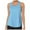 Light Blue, variant on Women's Workout Tank Tops Racerback Athletic Solid Color Tanks Sleeveless Loose Fit Yoga Running Gym Shirts for Women