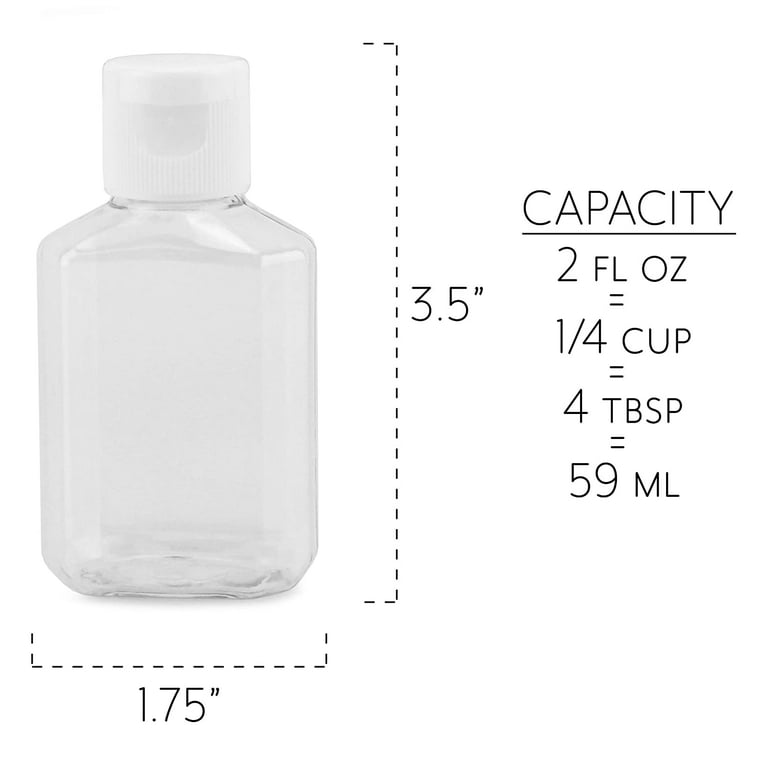 Small Squeeze Bottle, Refillable Container, .5 Oz. Bottle