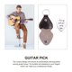 thumbnail image 3 of unbranded 1Jgo De Guitarra Acero Inoxidable Para Instrumento Con Estuche De Cuero Gris, 3 of 6