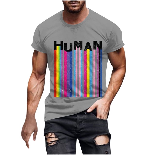Camisetas de Manga Larga para Hombres Imprimir Camiseta de Cuello Redondo Casual, Camisetas de Manga Larga para Hombres Algodón