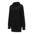 thumbnail image 3 of Vedolay Womens Hoodies Zip Up Womens Long Sleeve Sweatshirts Casual Crewneck Loose Fit Pollover Hoodie Fall Cute Tops,Black L, 3 of 5